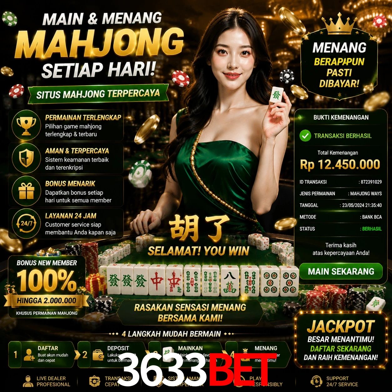 Ganhar e sacar na 3633bet